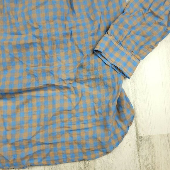 Anthropologie Holding Horses Plaid V Neck Size 4 EUC - Picture 6 of 7